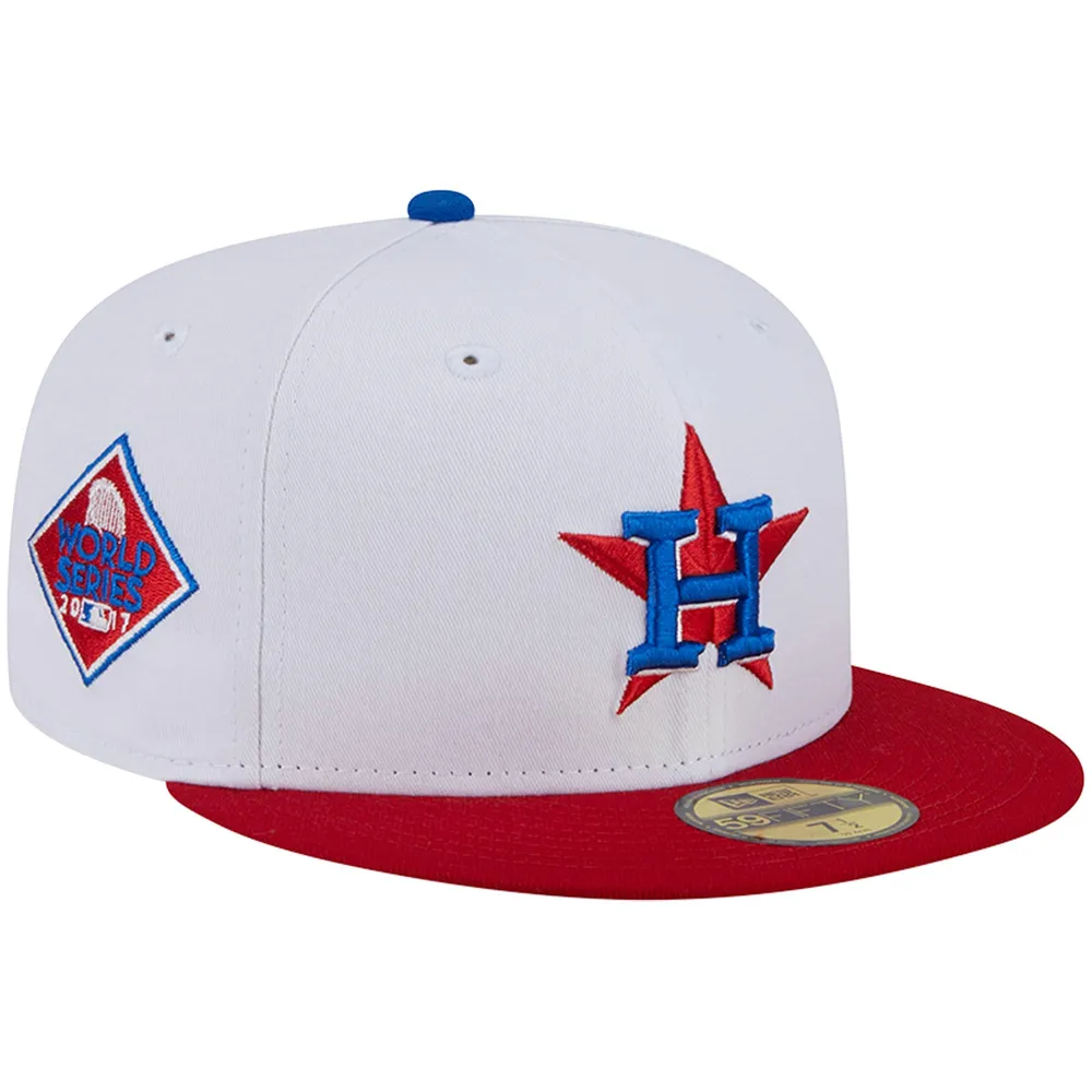 Men's New Era Royal Houston Astros White Logo 59FIFTY Fitted Hat