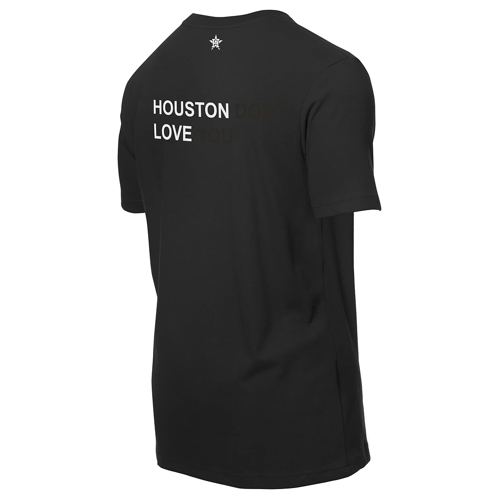 Men's New Era x j-FROST Black Houston Astros T-Shirt