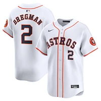 Maillot de joueur Nike Alex Bregman pour hommes, Houston Astros Home Limited, blanc