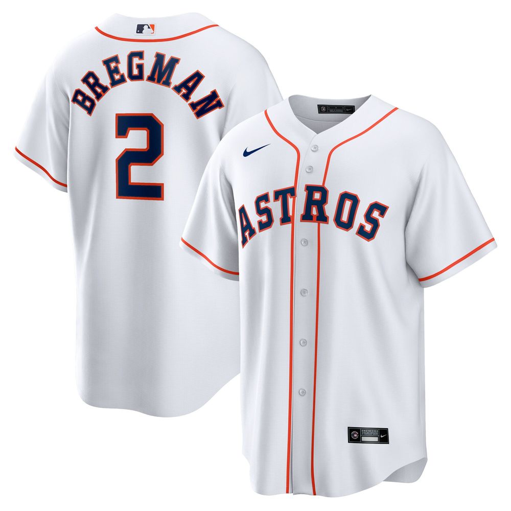 Toddler Nike Alex Bregman White Houston Astros Home Replica Player Jersey