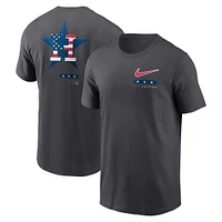 T-shirt Nike Houston Astros Americana pour homme, anthracite