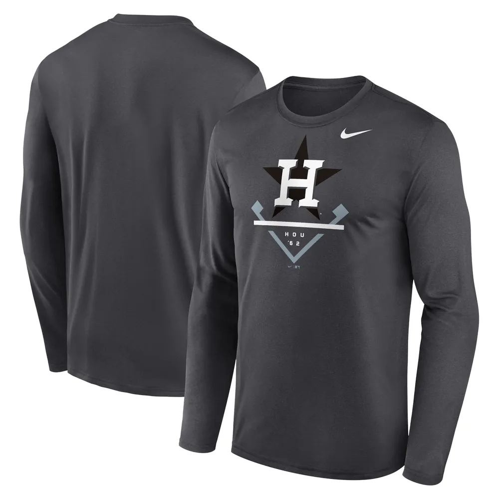 Lids Houston Astros Nike Icon Legend Performance Long Sleeve T-Shirt -  Anthracite