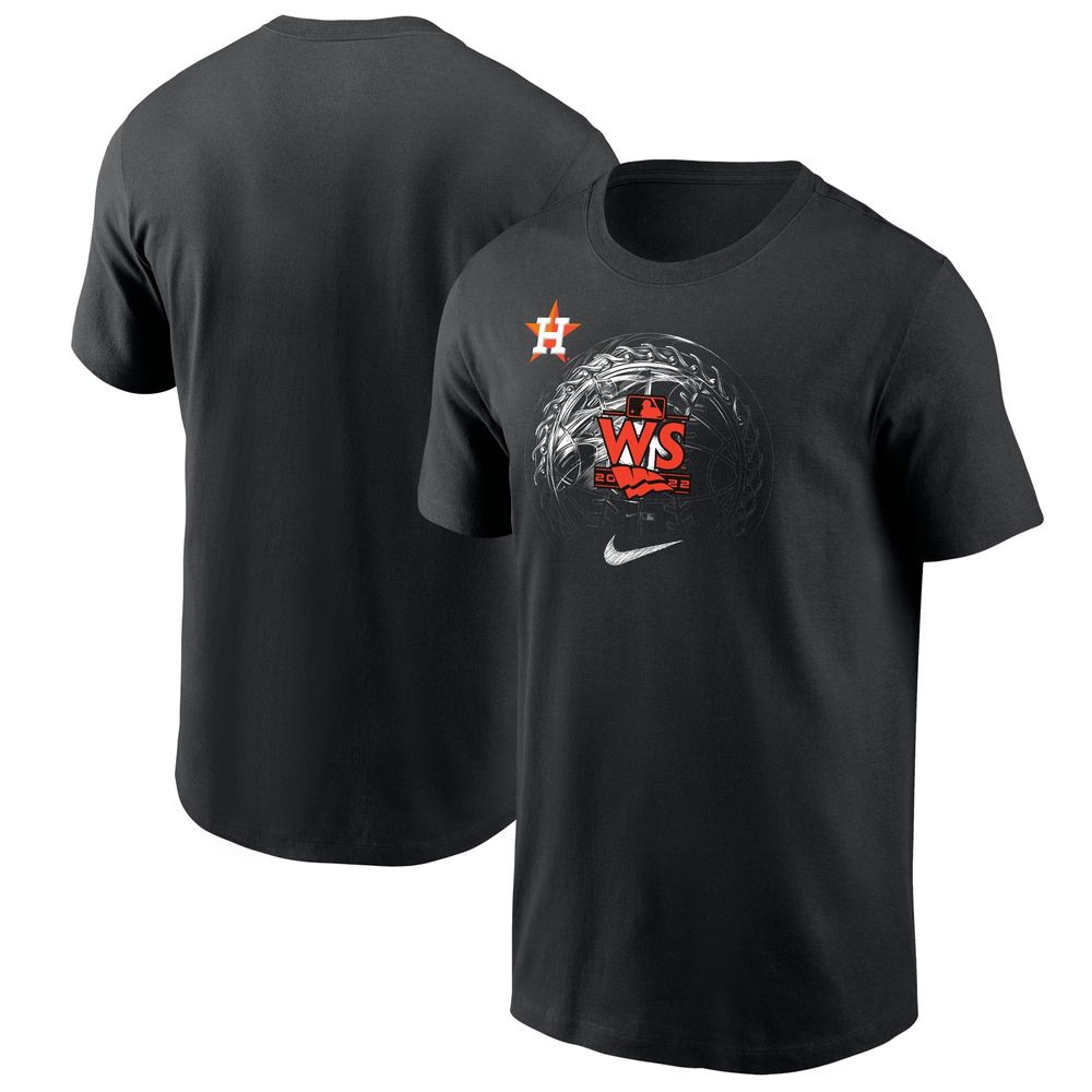 Men's Nike Black Houston Astros 2022 World Series Worldwide Event T-Shirt