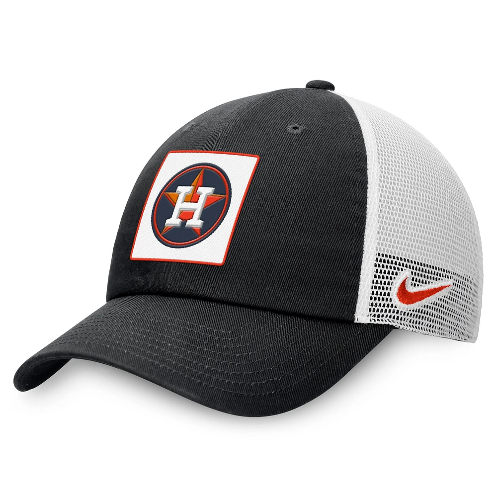 Men's Nike  Black Houston Astros Rise Adjustable Trucker Hat