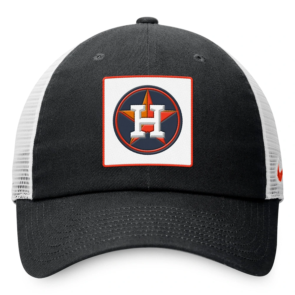 Men's Nike  Black Houston Astros Rise Adjustable Trucker Hat