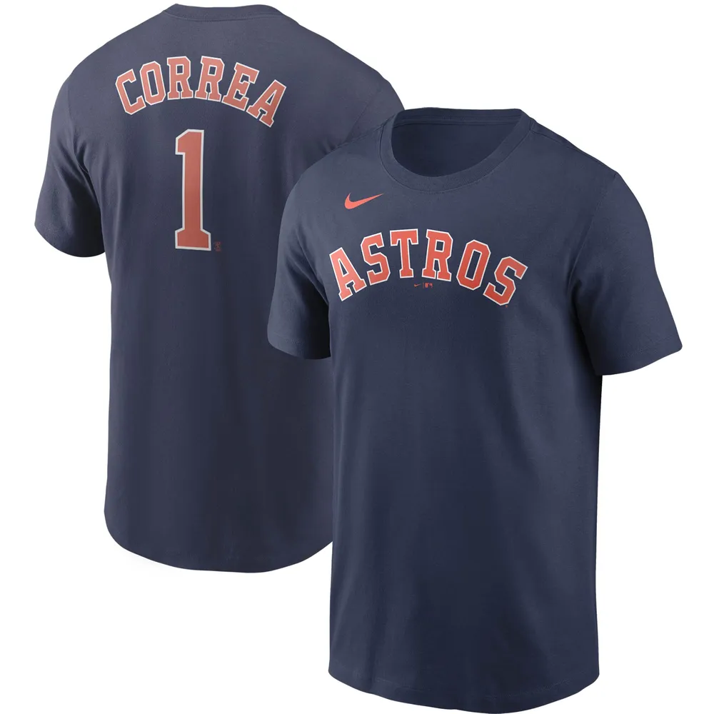 Lids Carlos Correa Houston Astros Nike Name & Number Team T-Shirt - Navy