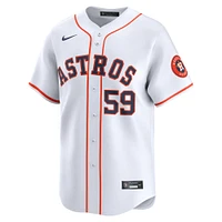 Men's Nike Framber Valdez White Houston Astros Home Limited Player Jersey