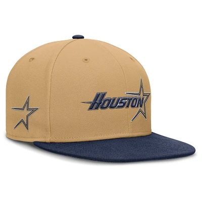 Casquette ajustée Nike Gold Houston Astros True Performance pour homme