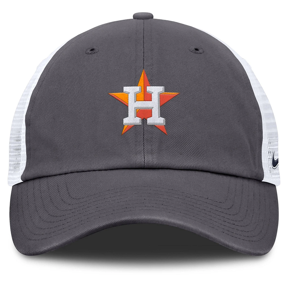 Casquette de camionneur ajustable Nike grise Houston Astros pour homme