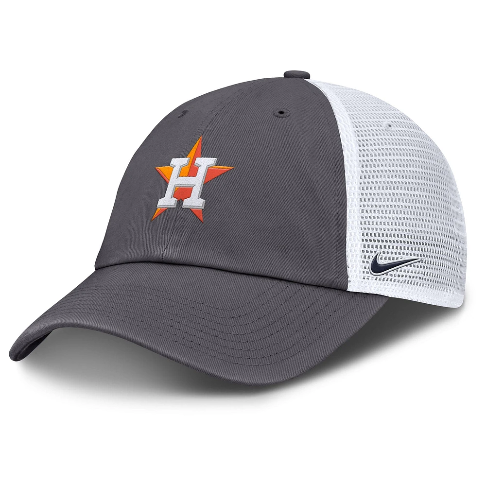 Casquette de camionneur ajustable Nike grise Houston Astros pour homme