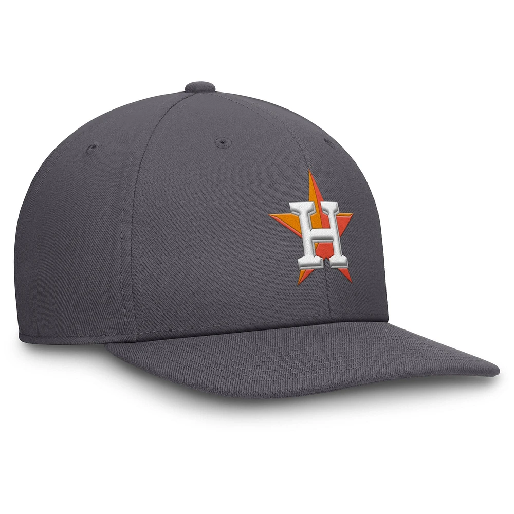 Casquette Nike Houston Astros Pro Performance Snapback grise pour homme