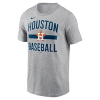 Men's Nike  Heather Gray Houston Astros Arched T-Shirt