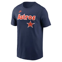 Men's Nike Jeff Bagwell Navy Houston Astros Cooperstown Collection Fuse Name & Number T-Shirt