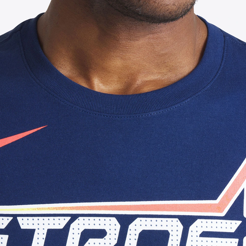 T-shirt Nike Jeremy Peña bleu marine Houston Astros 2025 City Connect Fuse avec nom et numéro