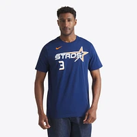 T-shirt Nike Jeremy Peña bleu marine Houston Astros 2025 City Connect Fuse avec nom et numéro