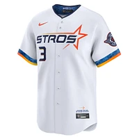 Maillot Nike Jeremy Peña blanc Houston Astros 2025 City Connect Limited Player pour homme
