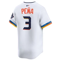 Maillot Nike Jeremy Peña blanc Houston Astros 2025 City Connect Limited Player pour homme