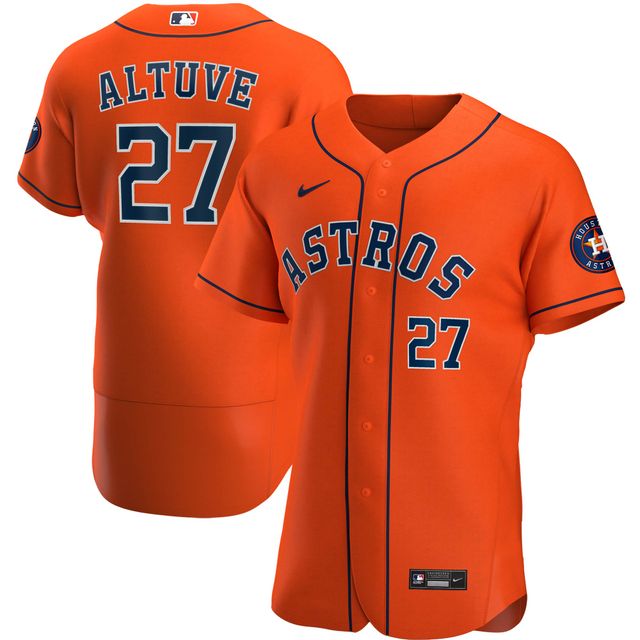 Homme Nike José Altuve Orange Houston Astros Alternate Authentic Player - Maillot