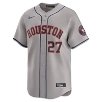 Men's Nike Jose Altuve Gray Houston Astros Road Limited Player Jersey