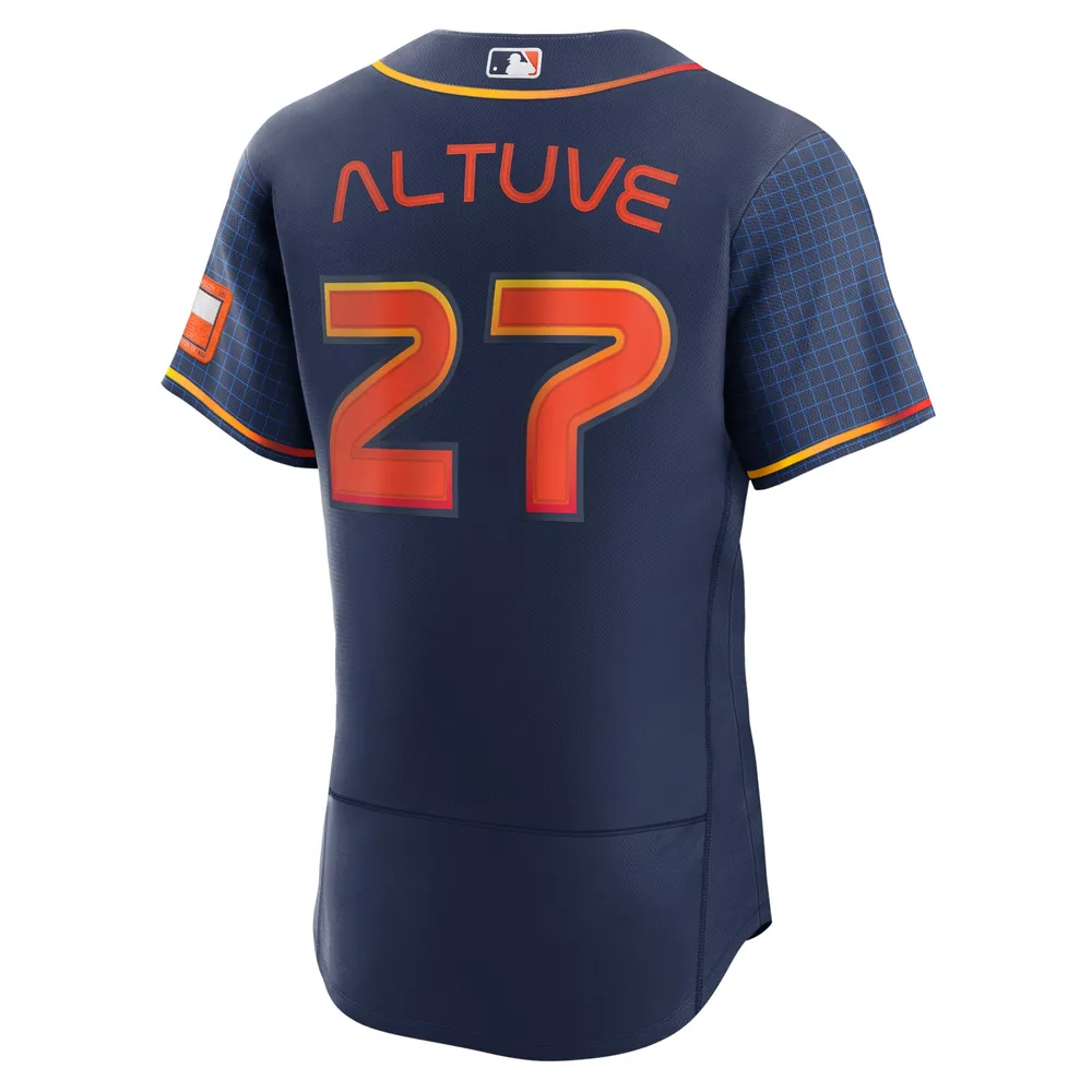 Nike Men's Nike Jose Altuve Navy Houston Astros 2022 City Connect Authentic  Player Jersey