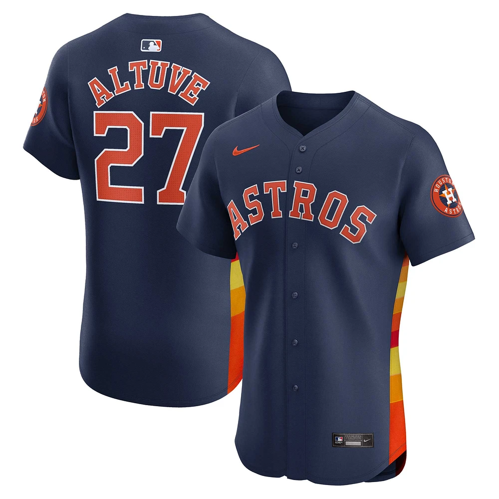 Men's Nike Jose Altuve Navy Houston Astros Alternate Elite Player Jersey