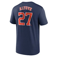 Men's Nike Jose Altuve Navy Houston Astros Legend Name & Number Performance T-Shirt