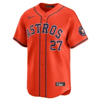 Maillot Nike Jose Altuve pour homme, orange, Houston Astros, joueur alternatif limité