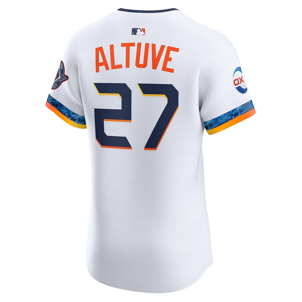 Maillot Nike Jose Altuve pour homme, blanc