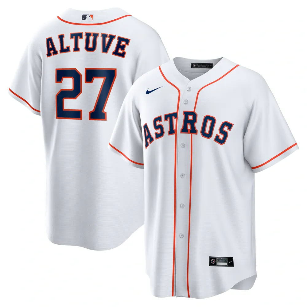 Nike Men's Houston Astros Altuve Gold Replica Jersey