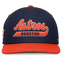 Casquette Nike Pro Performance Snapback bleu marine/ Houston Astros pour homme