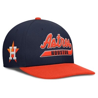 Casquette Nike Pro Performance Snapback bleu marine/ Houston Astros pour homme
