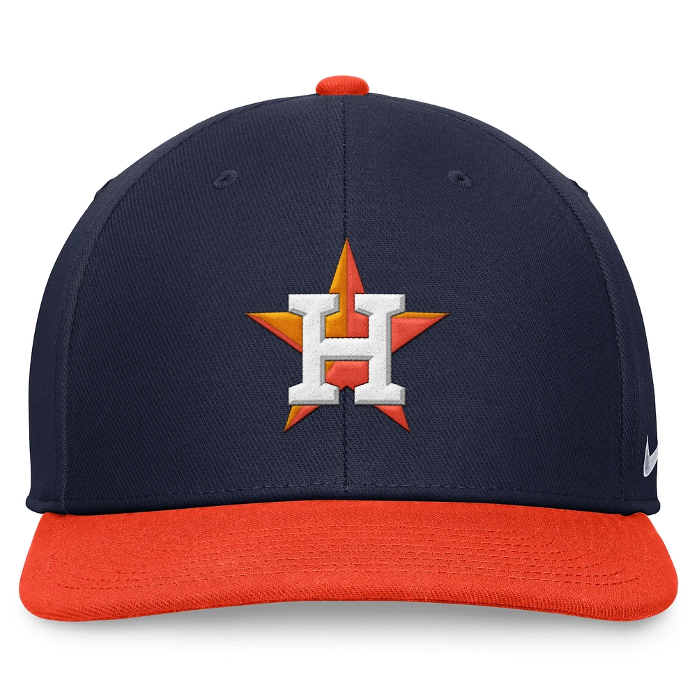 Men's Nike Navy/Orange Houston Astros Two-Tone Snapback Hat