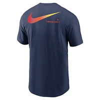 T-shirt Nike bleu marine Houston Astros 2-Hit Speed ​​City Connect pour homme