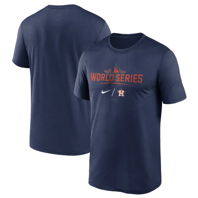 Men's Nike Navy Houston Astros Authentic Collection Logo Performance Long Sleeve T-Shirt Size: Medium