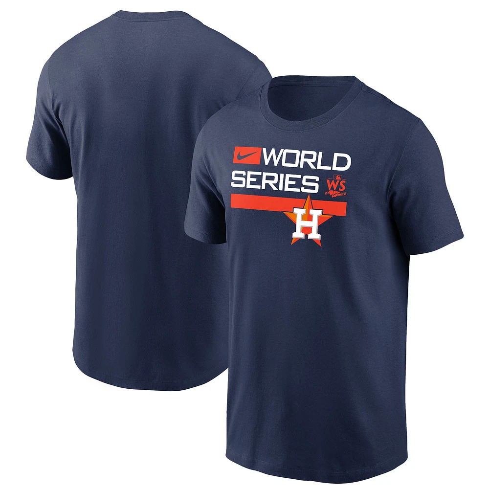 Men's Nike Navy Houston Astros 2022 World Series Authentic Collection Dugout T-Shirt