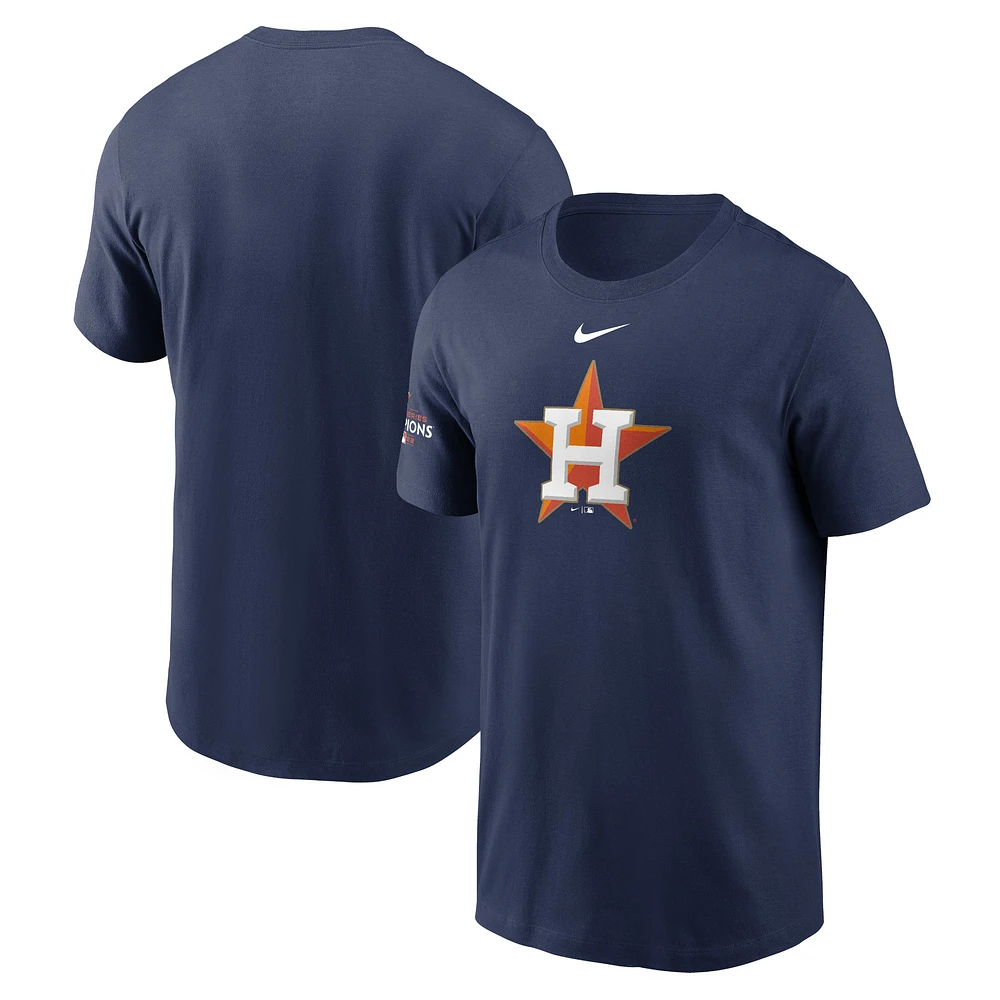 Men's Nike  Navy Houston Astros 2023 Gold Collection Logo T-Shirt