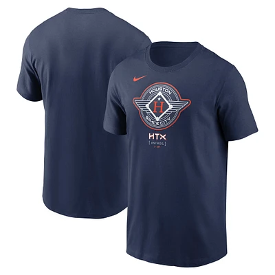 Men's Nike Navy Houston Astros 2025 City Connect Large Logo T-Shirt