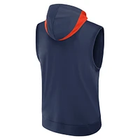 Men's Nike  Navy Houston Astros 2025 City Connect Performance Sleeveless Pullover Hoodie