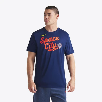 Men's Nike  Navy Houston Astros 2025 City Connect Team Phrase Legend Performance T-Shirt