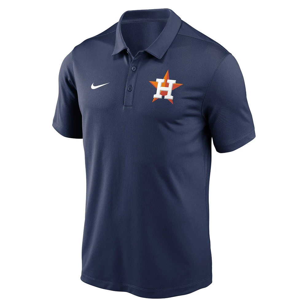 Polo Nike Houston Astros Agility Performance pour homme - Bleu marine