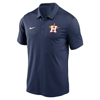 Polo Nike Houston Astros Agility Performance pour homme - Bleu marine