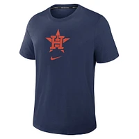 T-shirt Nike bleu marine Houston Astros Authentic Collection Early Work Tri-Blend Performance pour homme
