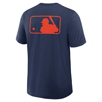 T-shirt Nike bleu marine Houston Astros Authentic Collection Early Work Tri-Blend Performance pour homme