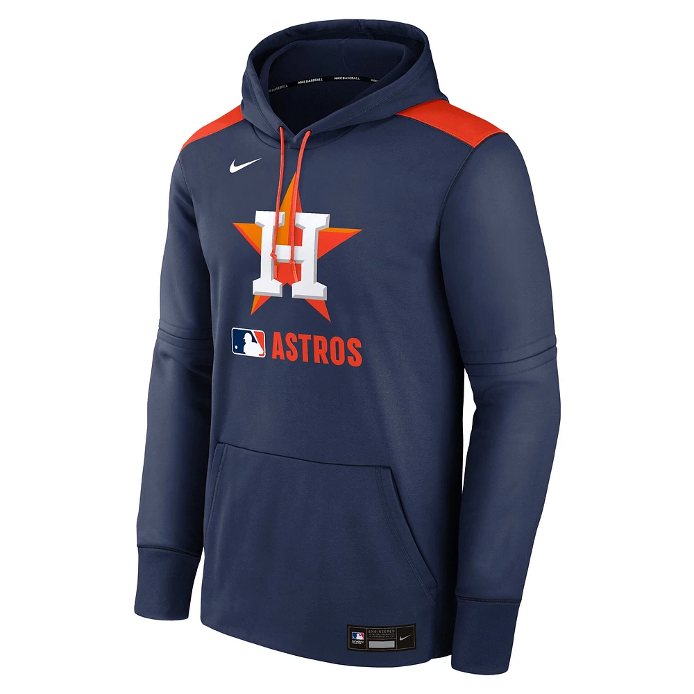 Men's Nike Navy Houston Astros Authentic Collection Performance Pullover Hoodie