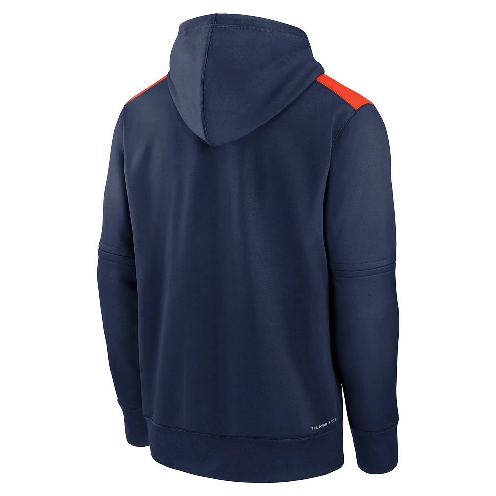 Men's Nike Navy Houston Astros Authentic Collection Performance Pullover Hoodie