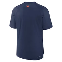 Men's Nike Navy Houston Astros Authentic Collection Pregame Raglan Performance T-Shirt