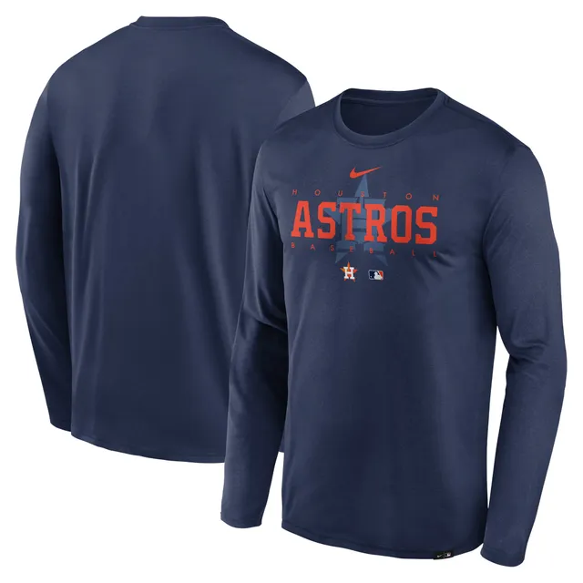 Houston Astros Nike Authentic Collection Velocity Practice Performance  T-Shirt - Charcoal