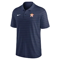 Polo Nike Houston Astros Authentic Collection Victory Performance rayé pour homme - Bleu marine