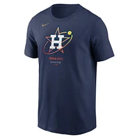 Men's Nike Navy Houston Astros City Connect Large Logo T-Shirt