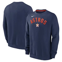 Men's Nike Navy Houston Astros Classic Fleece Performance Pullover Sweatshirt